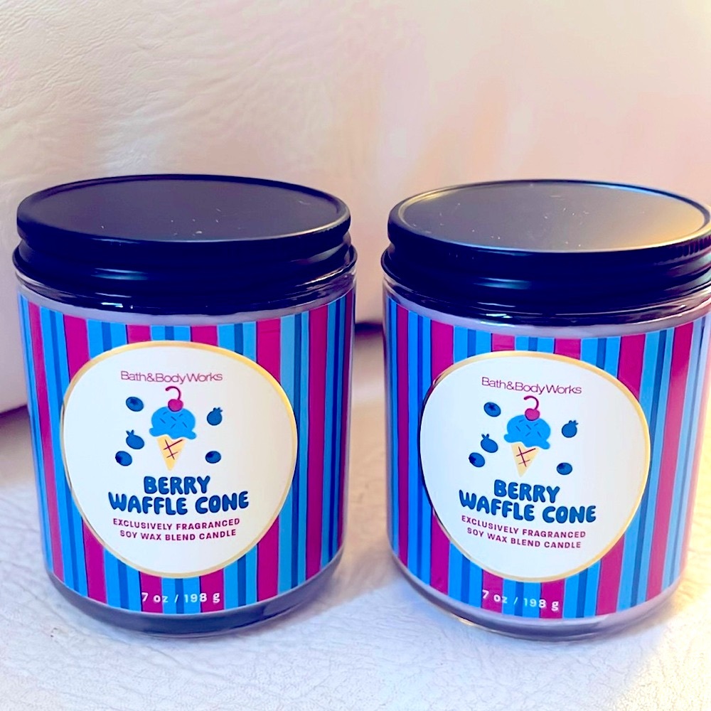 Berry Waffle Cone Candles!